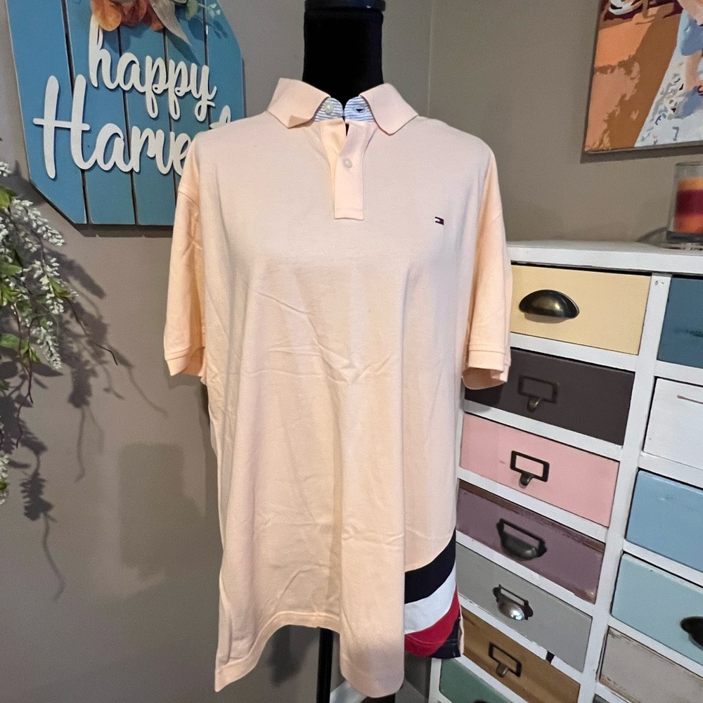 Tommy Hilfiger Light Peach Polo Shirt